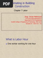 Estimating in Building Construction: Chapter 7 Labor