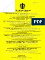 Jurnal Geografi: Volume2No.2Ljuli2009 For Subsidence at