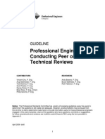 Peer and Technical Review Guideline April 2009