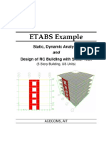 Design of concrete Structure on Etabs