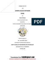 Seminar Report Generic Access Network Gan