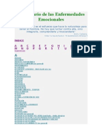 Diccionario de Las Enfermedades Emocionales