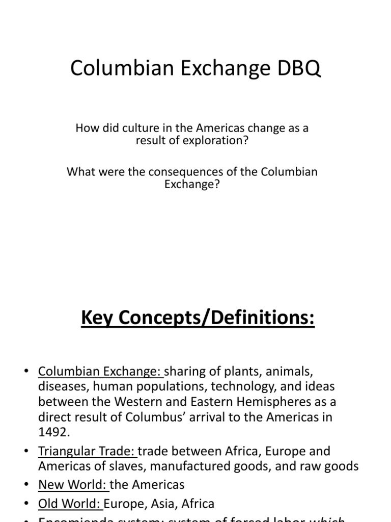 Native Americans Dbq