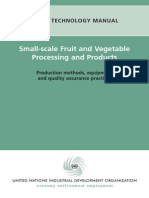 Small Scale Fruit and Vegetable Processing and Products (1)
