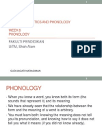 Applied Phonetics and Phonology TSL 485 Week 6 Phonology: Fakulti Pendidikan Uitm, Shah Alam
