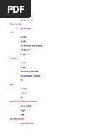 Moshell Command