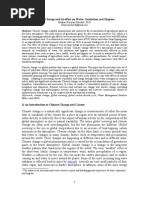Download Climate Change and its effect on Water Sanitation and Hygiene by madhav SN23970207 doc pdf