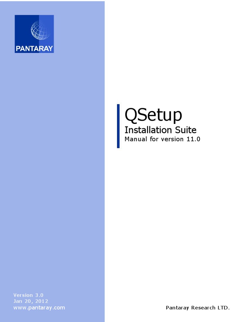 QSTI SETUP INSTRUCTIONS visual data 3