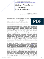 Aristóteles - Filosofia Do Homem - Ética e Política (Imprimir)