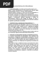 4 Características Do Liberalismo