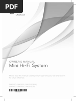 Mini Hi-Fi System: Owner'S Manual