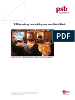 PSB Academy hosts World Bank delegates