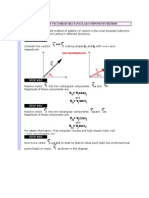 Addition of Vectors by Rectangular Components Method