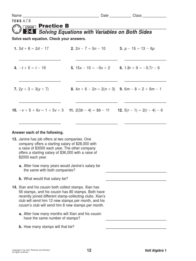 Practice B | PDF
