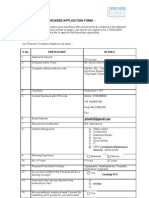 1 Prospective Franchisee Application Form 09-10