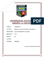 1er Informe de Topografia I