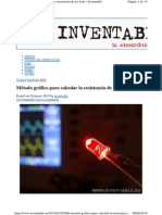 Calculo Resistencias Led