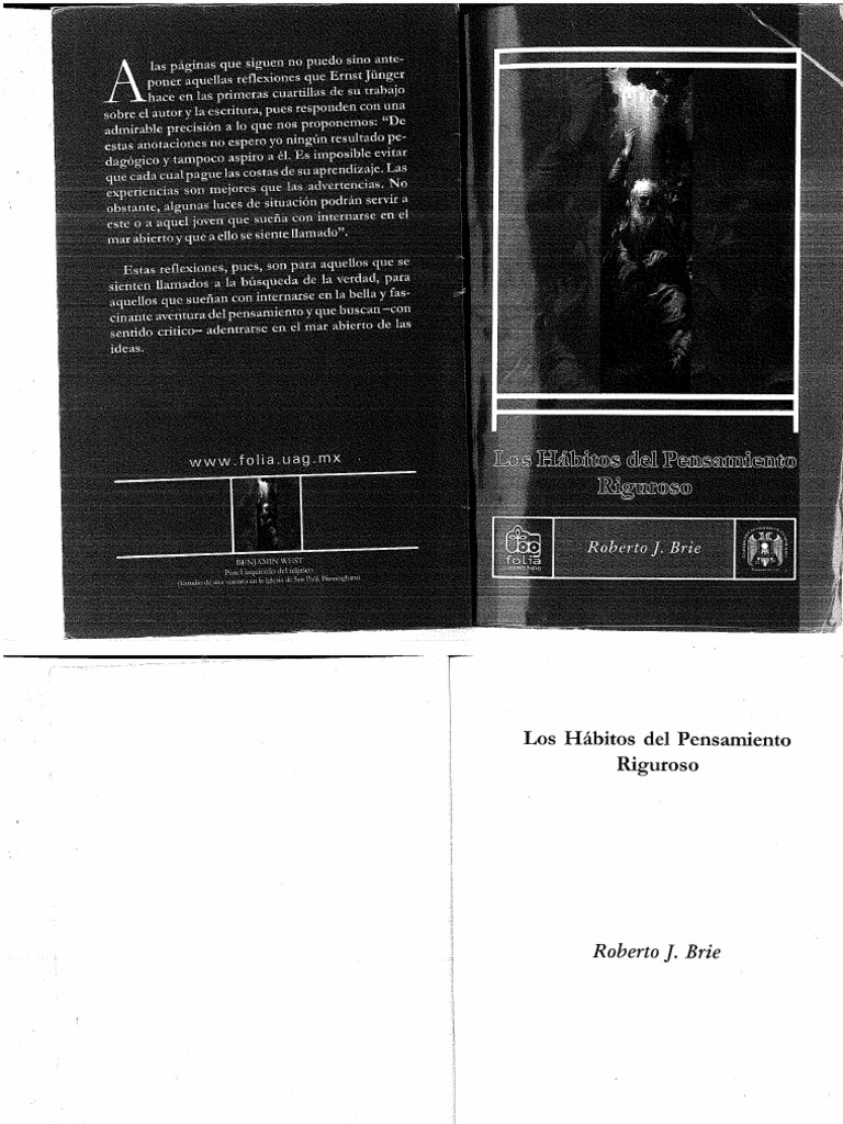 Los Habitos Del Pensamiento Riguroso | PDF