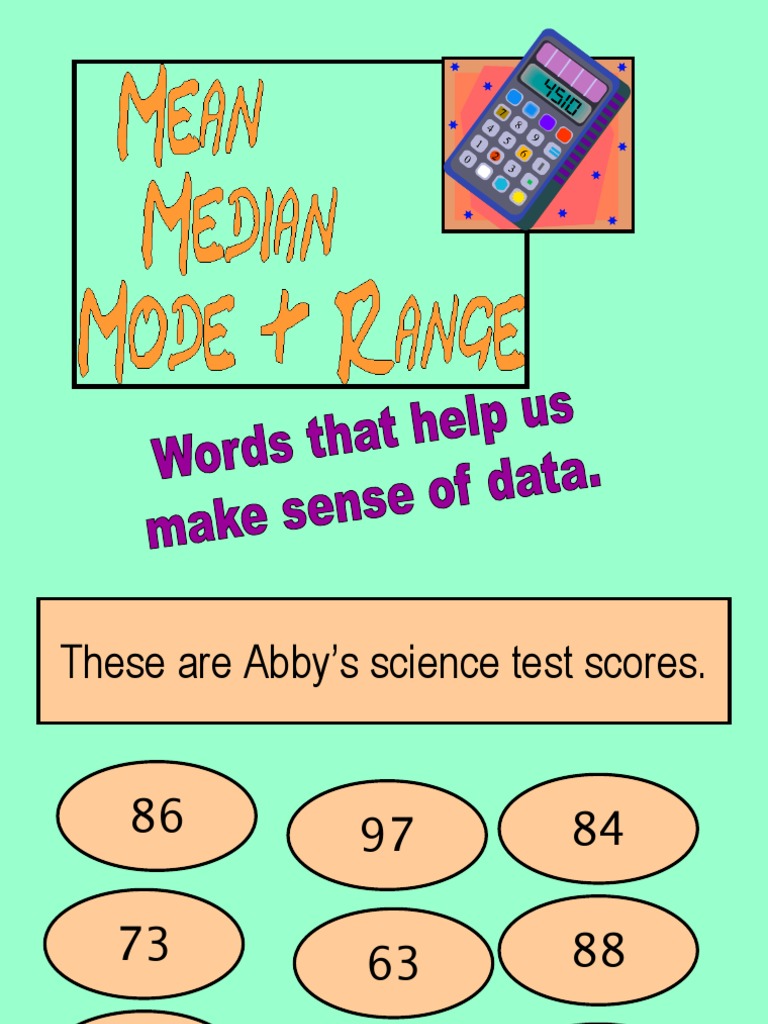 Mean Median Mode Mode Statistics Median