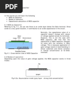 Module 2: MOSFET Lecture 4: MOS Capacitor: Objectives