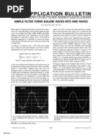 UAF42 Square Wave To Sinusoid