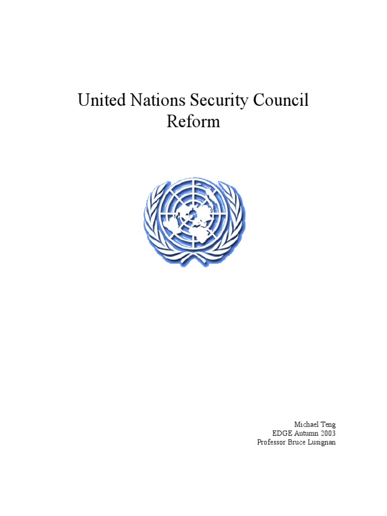 UN Security Council Reform Analysis | PDF