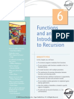 Functions and An To Recursion: Objectives