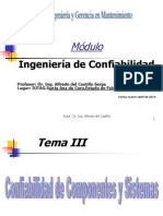 Ingeniería de Confiabilidad (Temas III y IV)