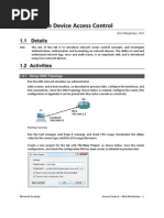 Lab 5: Cisco Device Access Control: 1.1 Details