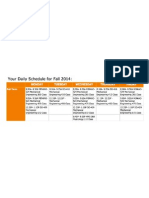 Andrew Schedule