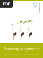 Preparing Assignments: This Booklet Accompanies The Skills For OU Study Website: WWW - Open.ac - Uk/skillsforstudy