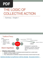 The Logic of Collective Action: Summary - Chapter 1