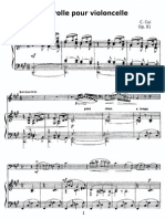 Cui BARCAROLLE CELLO PA Op81