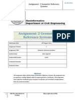Geometric Reference Systems