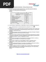 Informatica Simulado 20 Questoes Para PF