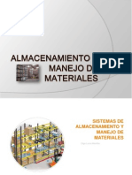 Almacenamiento y Manejo de Materiales