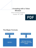 Joel Greenblatt Value Investing Congress 10-19-09