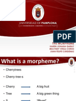 The Morpheme: Karen Johana Garay Millyndy Vega Corzo Juan Felipe Cárdenas