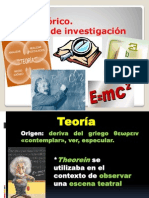 Teoría y Proyecto de Investigación