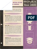 Bolex Lenses Tech Bulletin