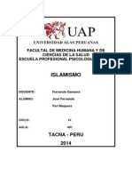 Facultal de Medicina Humana y de Ciencias de La Salud Escuela Profesional Psicologia Humana