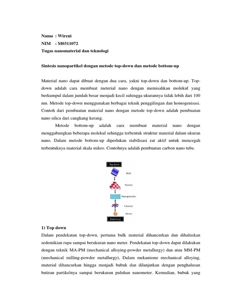 Material Nano Dapat Dibuat Dengan Dua Cara Pdf