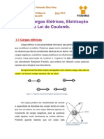 Notas de Aula 1 - Cargas Elétricas, Eletrização e Lei de Coulomb