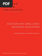 Election Day Long Lines: Resource Allocation