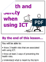 Health and Safety When Using ICT