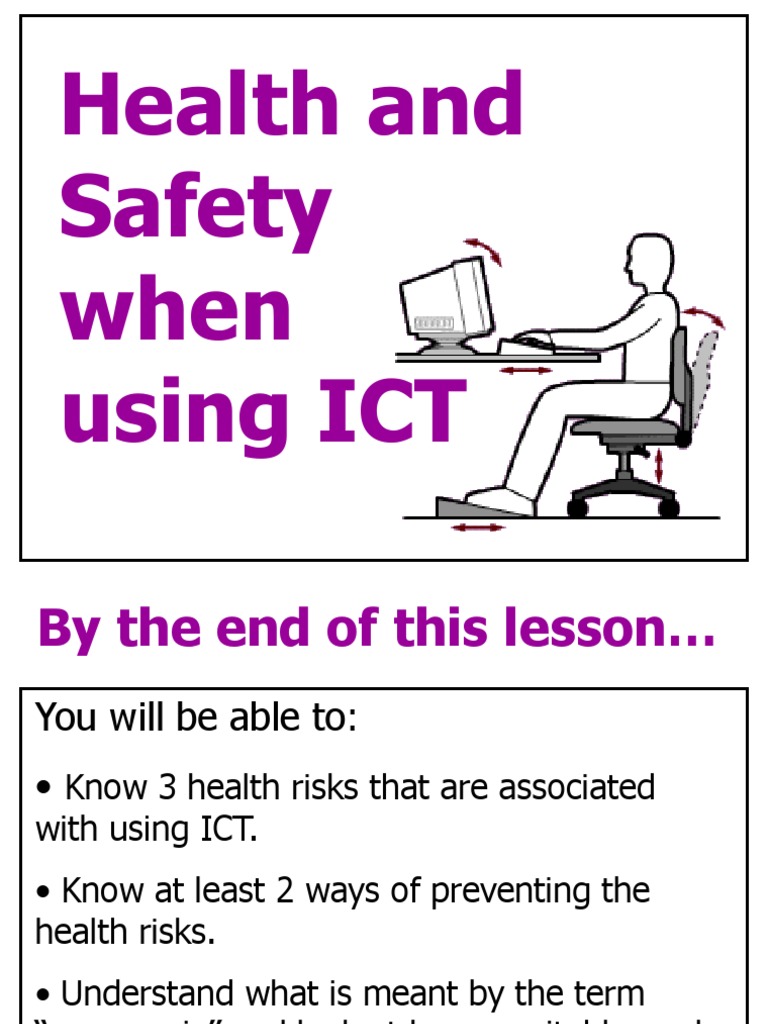 Health and Safety When Using ICT | PDF