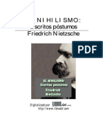 Nietzsche, Friedrich - El Nihilismo (Escritos Póstumos)