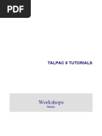 Download Talpac Tutorial - Metric by Andrew Olson SN239754666 doc pdf