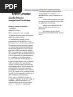Standard Marine Communication Phrases | PDF