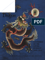 The Manchu Dragon Costumes of the Ching Dynasty 1644 1912